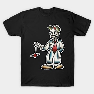 Yo Yo Skeleton Tattoo Design T-Shirt